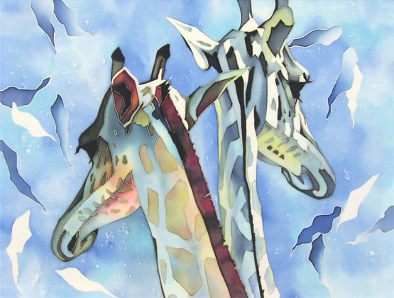 Night. Batik. 44 x 59. 2004.