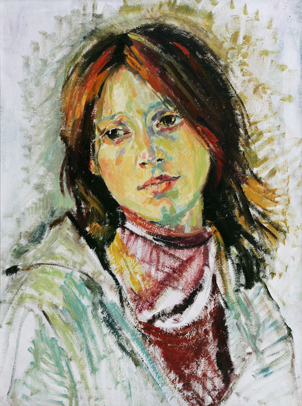 Этюд. Х., м. 55 x 75. 2005.